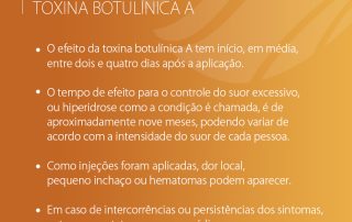 Informações Pós-Procedimento – Toxina Botulínica A