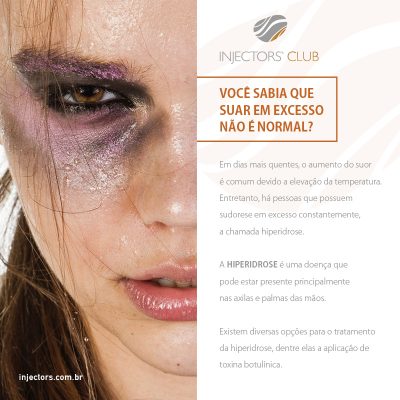 Você sabia que suar em excesso não é normal?