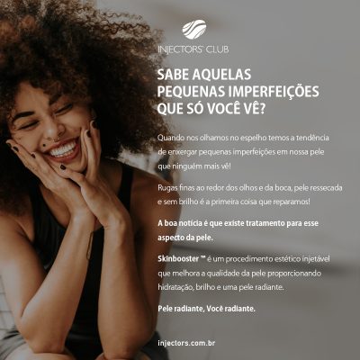 Sabe aquelas pequenas imperfeições que só você vê?