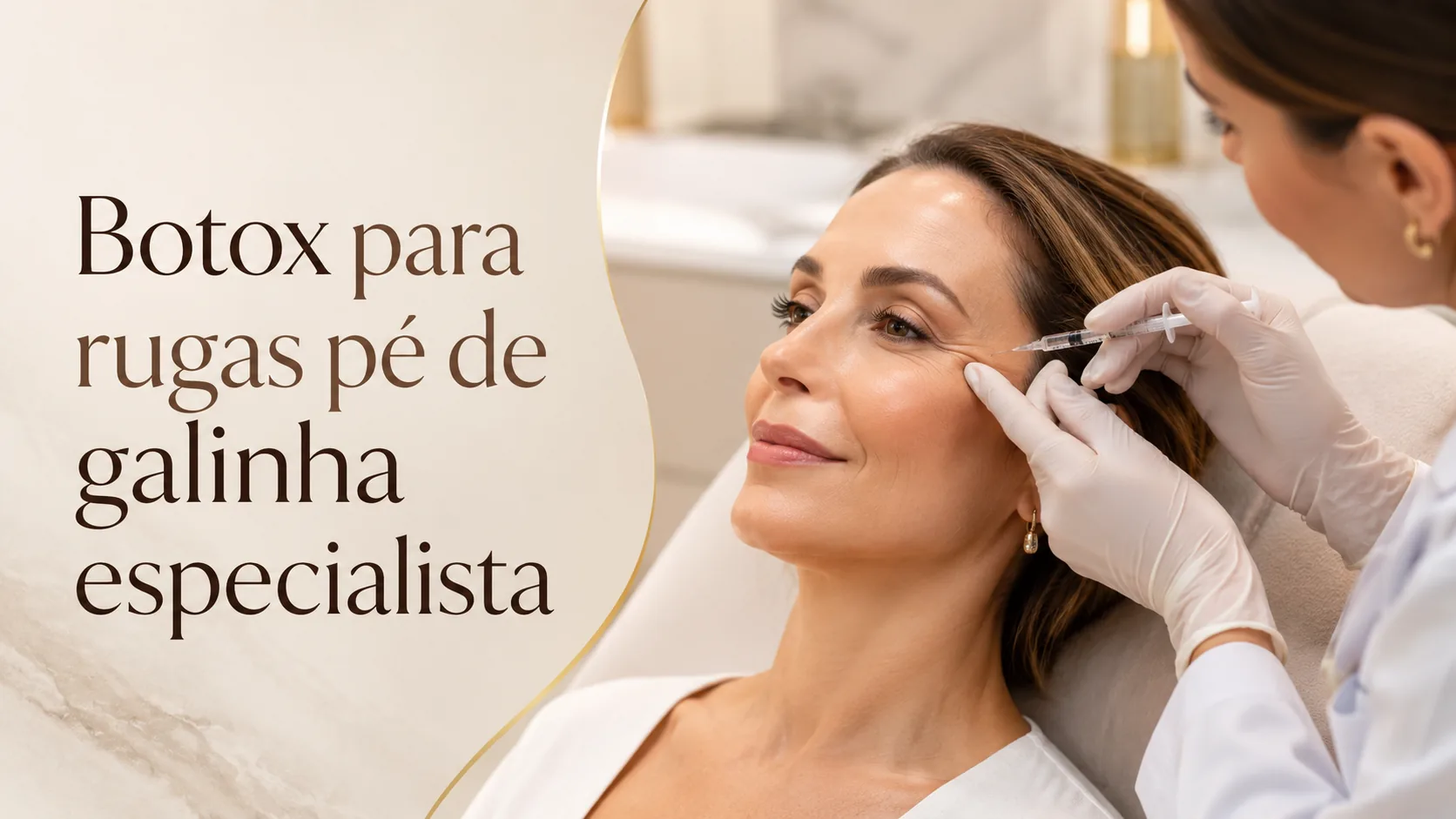 Botox para pés de galinha