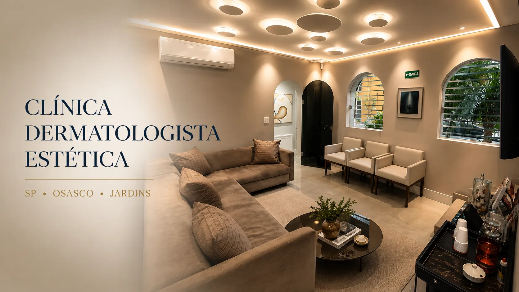 Aesthetic Dermatology Clinic — Dr. Claudio Wulkan, São Paulo Reception of Dr. Claudio Wulkan's aesthetic dermatology clinic in São Paulo