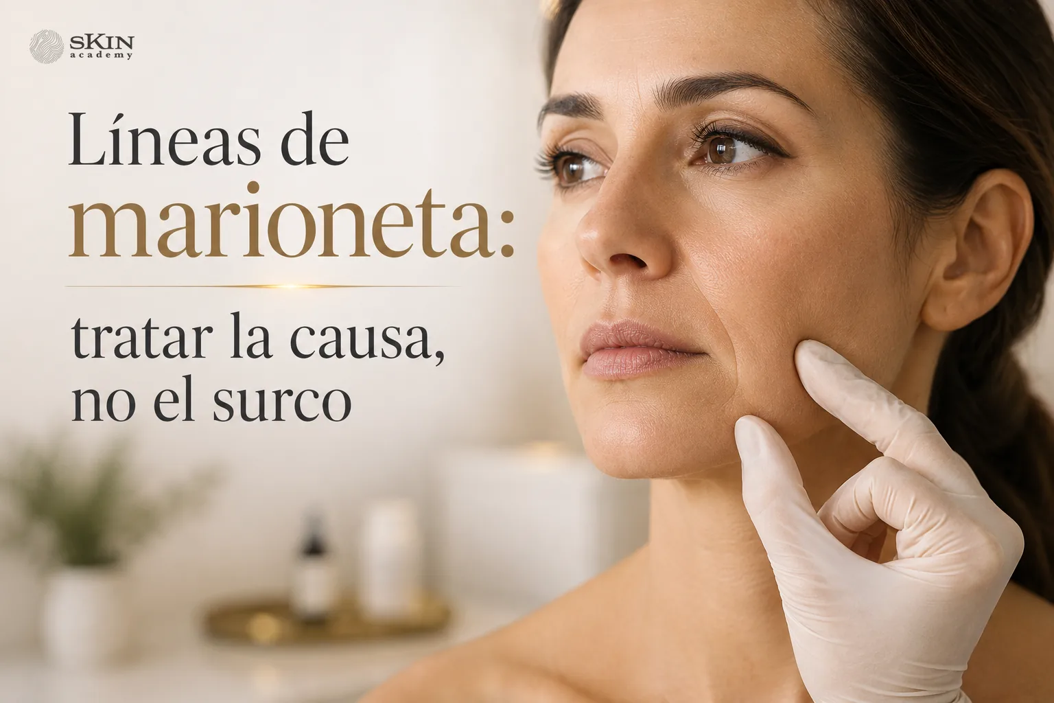 Líneas de marioneta: tratar la causa, no el surco Líneas de marioneta: tratar la causa, no el surco