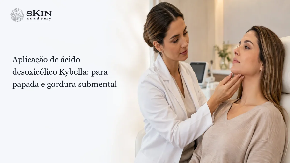 Aplicação de ácido desoxicólico Kybella: para papada e gordura submental