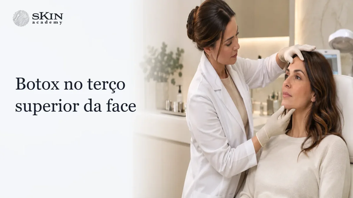 Botox no terço superior da face