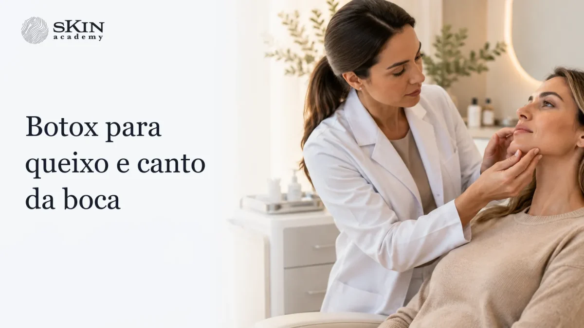 Botox para queixo e canto da boca