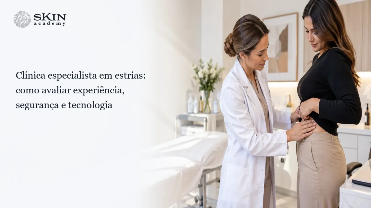 Clínica especialista em estrias: como avaliar experiência, segurança e tecnologia
