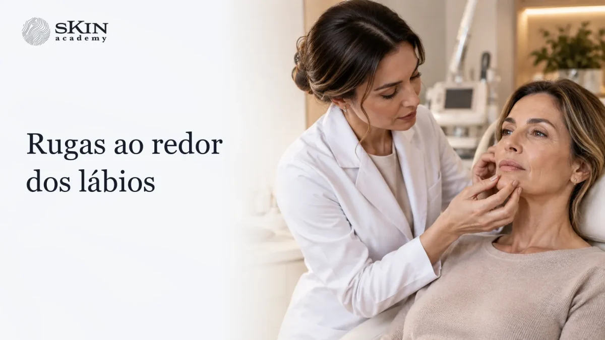 Rugas ao redor dos lábios